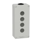 Schneider Electric - Caja vacía con 4 orificios gris