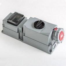 IDE - BASE MURAL ENCLAVAMIENTO RAIL DIN IP66-IP67 3P+T 3
