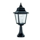 DOPO - Farol sobremuro 21x31 E27 transparente ROB negro