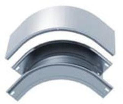 AISCAN - Tapa curva vertical convexa 90º 150x60 galvanizado caliente