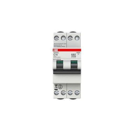 ABB - Interruptor automático S204C-C16 4 16A C 6kA