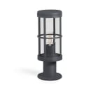 DOPO - Baliza LUG IP54 E27 18W (h350mm) difusor fume antracita