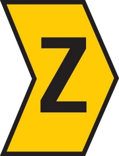 HELLERMANNTYTON - Señalizador impreso HGDC 4-9mm amarillo letra Z (250u)