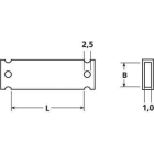 HELLERMANNTYTON - Portaetiquetas identificación Helafix HC12-52 52x13mm transparente (50u)