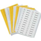 HELLERMANN - Etiqueta Helafix HFX9-35P-SP-YEWH amarillo (2900u)