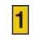 HELLERMANNTYTON - Señalizador impreso HODS85 amarillo número 1 (1000u)