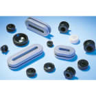 HELLERMANNTYTON - Pasamuros protección HV1207 PVC negro (1000u)