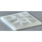 HELLERMANNTYTON - Base adhesiva QM20A 20x20mm natural