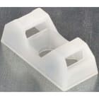 HELLERMANNTYTON - Base atornillable CTQM5 21x9,5x6,5mm natural
