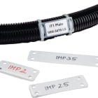 HELLERMANNTYTON - Placa señalización IT1 44x19mm natural para marcaje de cables
