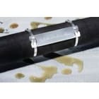HELLERMANN - Placa sin impresión MBML 20x90mm acero inoxidable (500u)