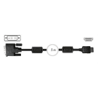 FONESTAR - Conexión DVI 19 pines-HDMI macho-macho 5m