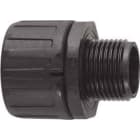 HELLERMANN - Racor recto poliamida IP66 HG42-S-PG36 negro