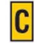 HELLERMANNTYTON - Señalizador impreso WIC1 amarillo letra C 5x200 (1000u)