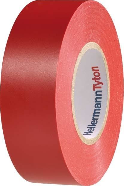 HELLERMANNTYTON - Cinta aislante PVC HTAPE-FLEX15-19x20 RD rojo