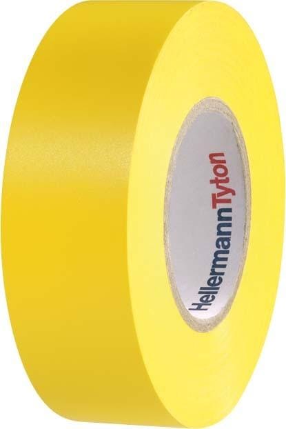 HELLERMANNTYTON - Cinta aislante PVC HTAPE-FLEX15-19x20 YE amarillo