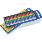 HELLERMANNTYTON - Señalizador impreso WIC1 marrón número 1 5x200 (1000u)