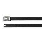 HELLERMANNTYTON - Brida MBT5SFC 127x4,6mm acero inoxidable negro