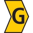 HELLERMANNTYTON - Señalizador impreso HGDC 2-5mm amarillo letra G (1000u)