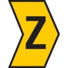 HELLERMANNTYTON - Señalizador impreso HGDC 2-5mm amarillo letra Z (1000u)