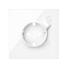 SIMON - Kit frontal SIMON 100 con 1 elemento+base con cargador USB blanco brillante
