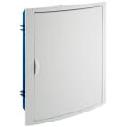 SOLERA - Caja de distribución de empotrar en tabique hueco de 28 elementos 320x420x75 marco y puerta blancos