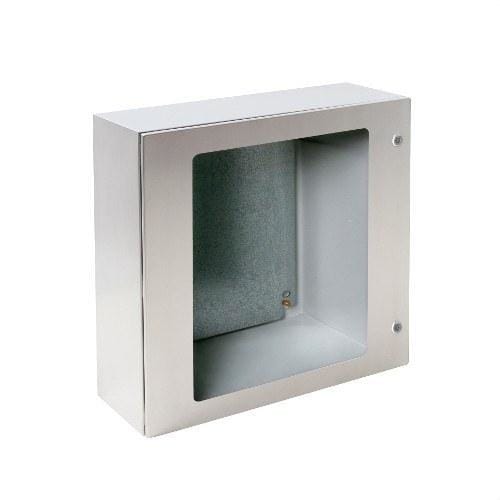 IDE - Armario mural inox Argenta 600x400x200 316L IP66 puerta transparente