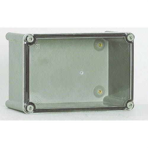 IDE - Caja poliéster tapa transparente 6x6 módulos IP66