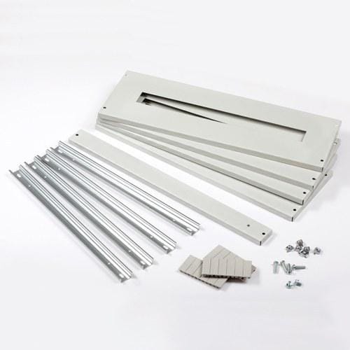 IDE - Kit empotrar 2 tapas 200+1 tapa ciega 50 metálica