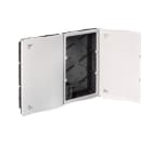 IDE - Registro ICT RTR 500x600x80 plástica empotradas paredes huecas + 2 schuko superiores