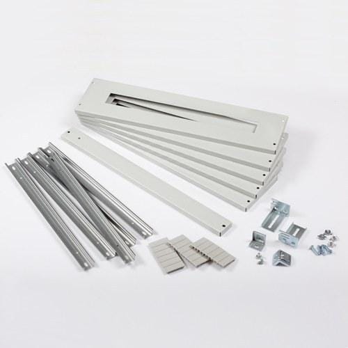 IDE - Kit superficie 3 tapa 200+1 tapa ciega 50 metálica