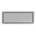 IDE - Tapa entrada cables estándar 400x140 chapa de acero laminado RAL7035