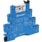 FINDER - Interfaz modular SERIE 38, relé electromecánico 1 contacto conmutado 6A, 125V AC/DC, bornes de jaula
