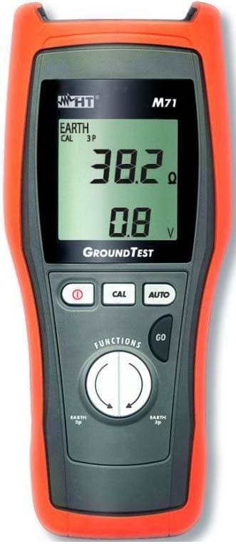 HT INSTRUMENTS - Multímetro M72 de verificación aislamiento y RCD