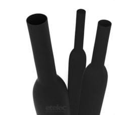 ETELEC - Funda termorretráctil GTUC/B-25,4/12,7-BK negro tira 1m