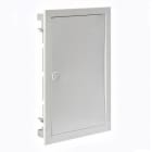 IDE - Caja empotrar 36+6 (42) módulos puerta metálica de color blanco