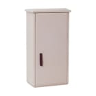 IDE - Armario poliéster 1000x750x420 IP55 con maneta + tejadillo