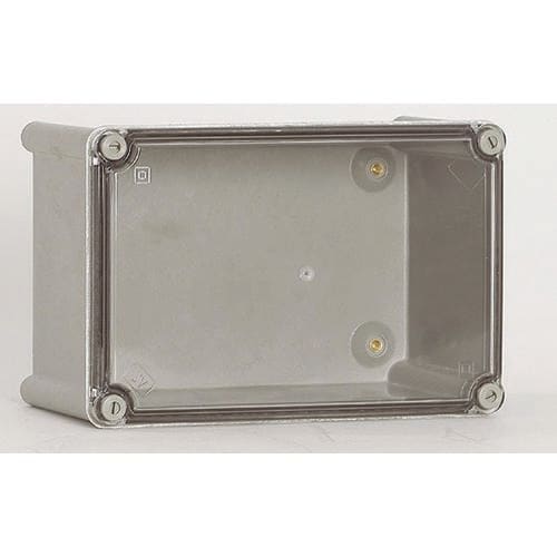 IDE - Caja poliéster tapa transparente 3x3 módulos IP66