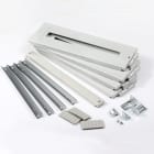 IDE - Kit superficie 8 tapa 150+1 tapa ciega 50 plástico