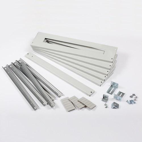 IDE - Kit superficie 4 tapa 150+1 tapa ciega 50 metálica