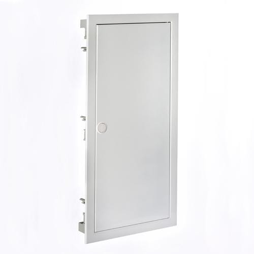 IDE - COFRET DISTRIB.IP30 EMP.48+8 (56) MOD. PTA.METÁLICA BLANCA