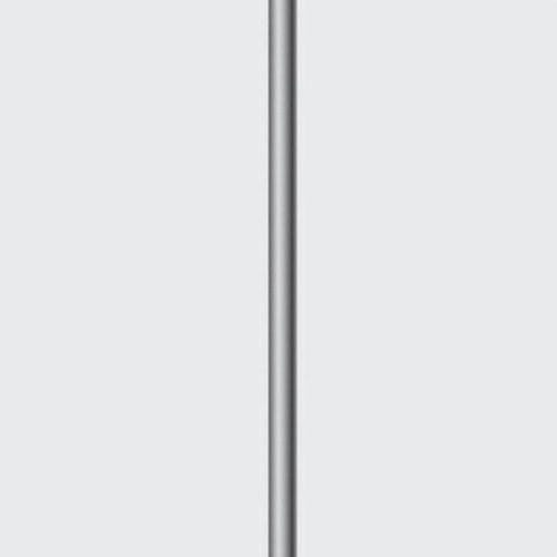IGUZZINI - Poste con placa diámetro 76x4000mm gris