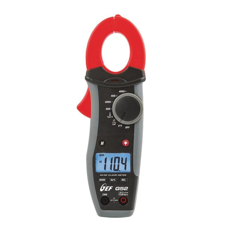 GEF - Pinza amperimétrica G52 400A CC/CA completa