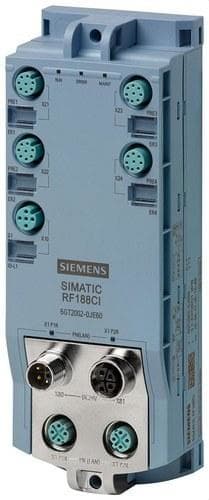 SIEMENS - SIMATIC IDENT, MÓDULO DE COMUNICACIÓN RFID RF188CI PARA PROFINET, ETHERNET, APTO PARA CONECTAR 4 REA