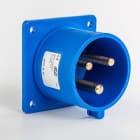 IDE - Clavija empotrar recta IP44 2 polos + tierra 220V 32A 6h de color azul