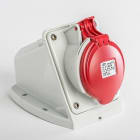 IDE - Base mural recta IP44 3 polos + neutro + toma tierra 380V 16A 6h