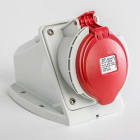 IDE - Base mural recta IP44 3 polos + neutro + toma tierra 380V 32A 6h