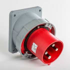 IDE - Clavija empotrar inclinada IP67 3 polos + tierra 380V 125A 6h