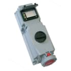 IDE - Base mural carril DIN IP55 3 polos + neutro + toma tierra 380V 63A