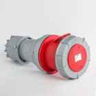IDE - Base aérea estanca IP67 3 polos + tierra 380V 125A 6h de color rojo